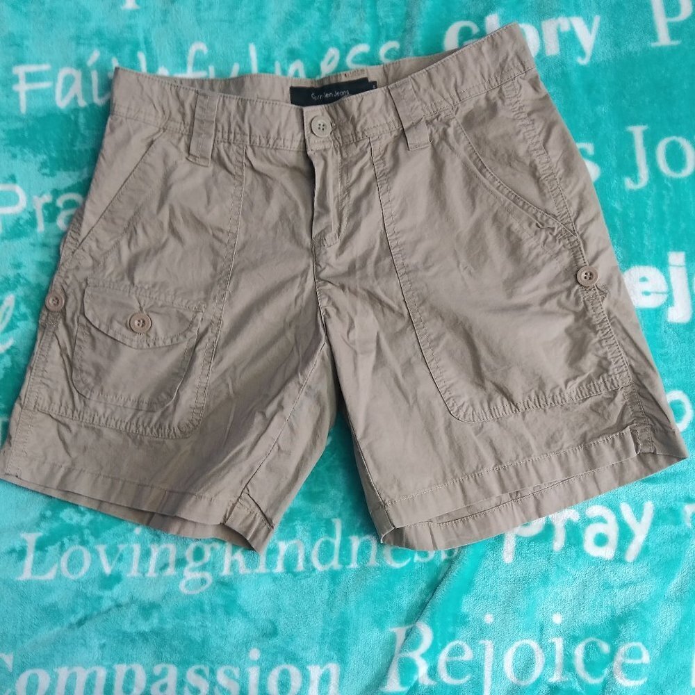 Calvin Klein Khaki Bermuda Shorts Size 4